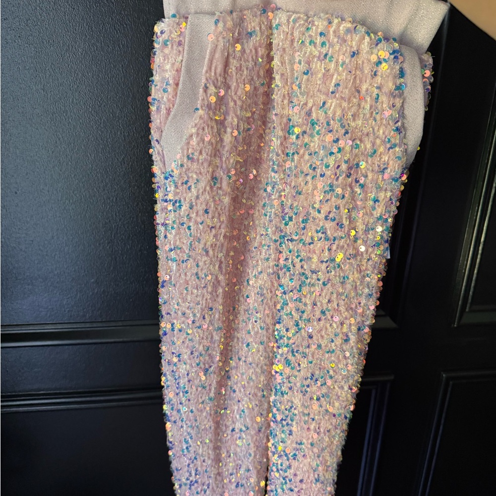 New! Lola and the Boys Sparkling Sequin Pants